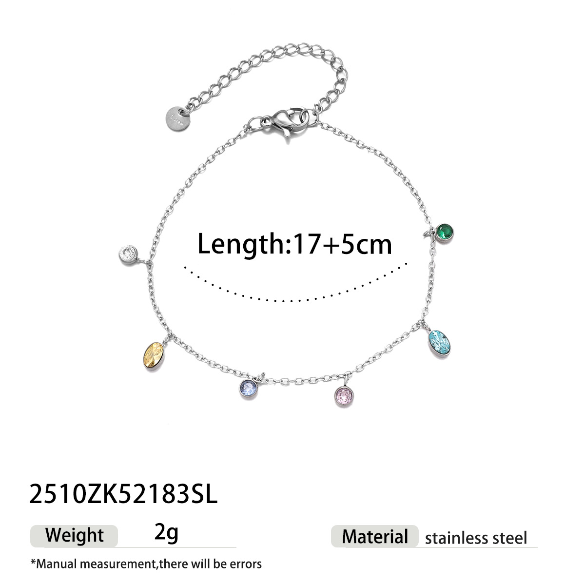 Collar de acero inoxidable de la UE y los EE.UU. ligeramente lujoso colgante de gota de agua de zircón conjunto de joyas de venta cruzada image 7