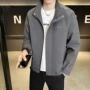 立领男士宽松时尚夹克