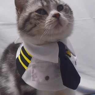 New Pet Dog Scarf Machine Long Air Less Uniform Large Dog Triangle Scarf Teddy Slippery Scarf Chai Dog Bow Tie Scarf