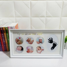 儿童成长手足印泥相框母婴店婚妙影楼创意摆台活动礼品跨境相框
