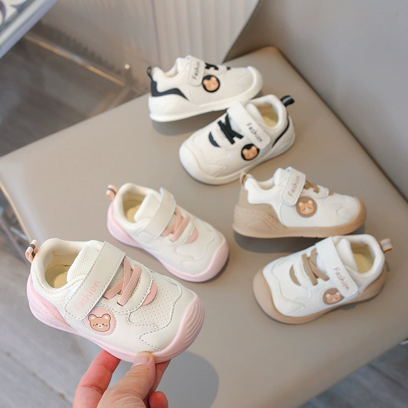 Женская детская обувь 2024 Осень Новый 1-2 года 3 Мягкое дно Мужское сокровище