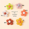 Cloth handmade, hair accessory flower-shaped, velvet clothing, Japanese and Korean, flowered