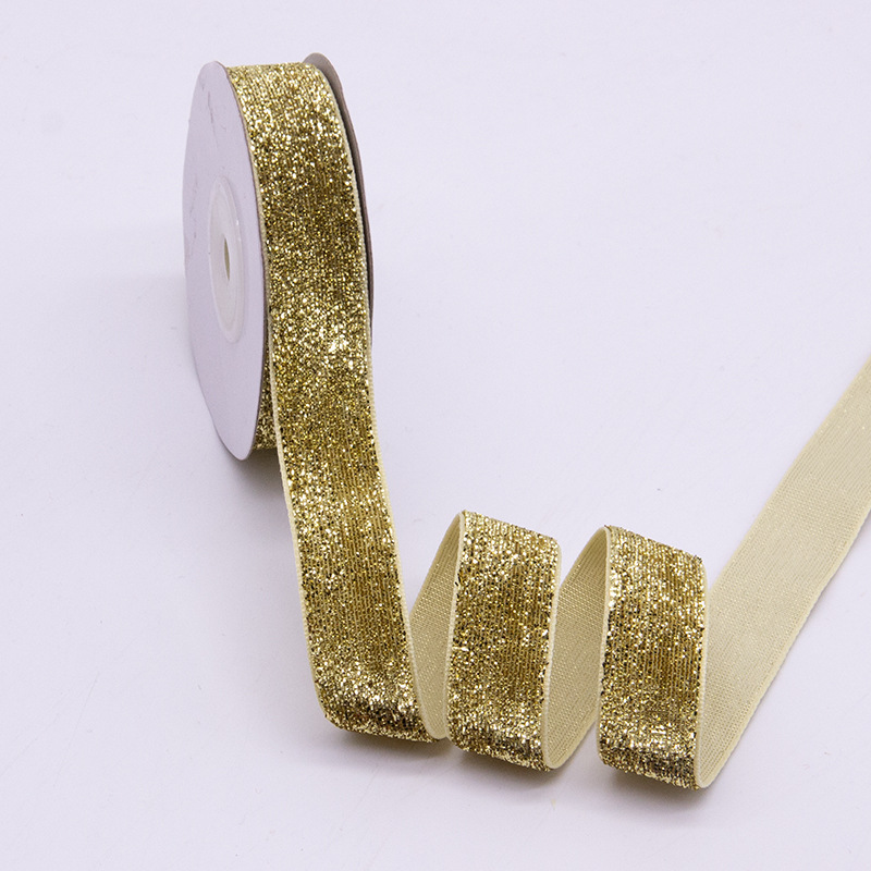 Suministro de terciopelo de oro estampado regalos de Navidad regalo caja de regalo embalaje cintas decoración de Navidad cintas