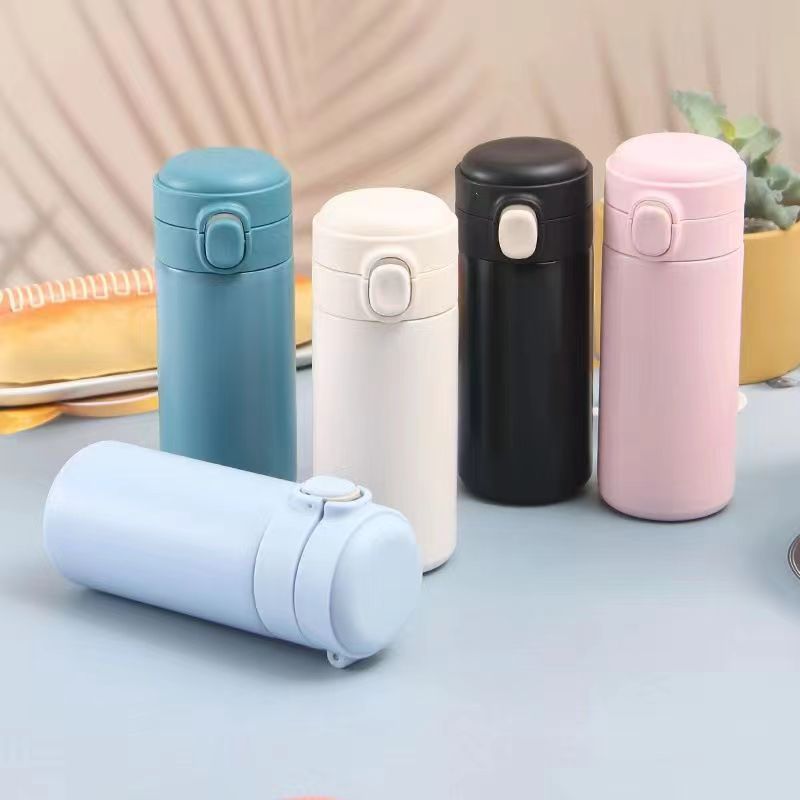 La celebridad de Internet transfronteriza rebote ventosa inteligente Pantalla de moda de acero inoxidable taza de agua de la personalidad de la taza del estudiante taza de regalo