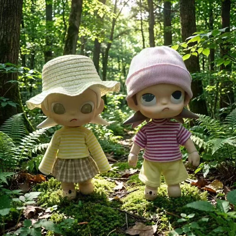 Gazi Jie Zsiga's Dream: Striped Doll Clothes and Skirt Set, High-Quality Jointed Doll Clothes Wholesale