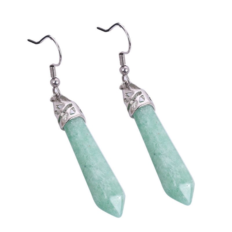 1 Pair Fashion Solid Color Polishing Crystal Drop Earrings display picture 5