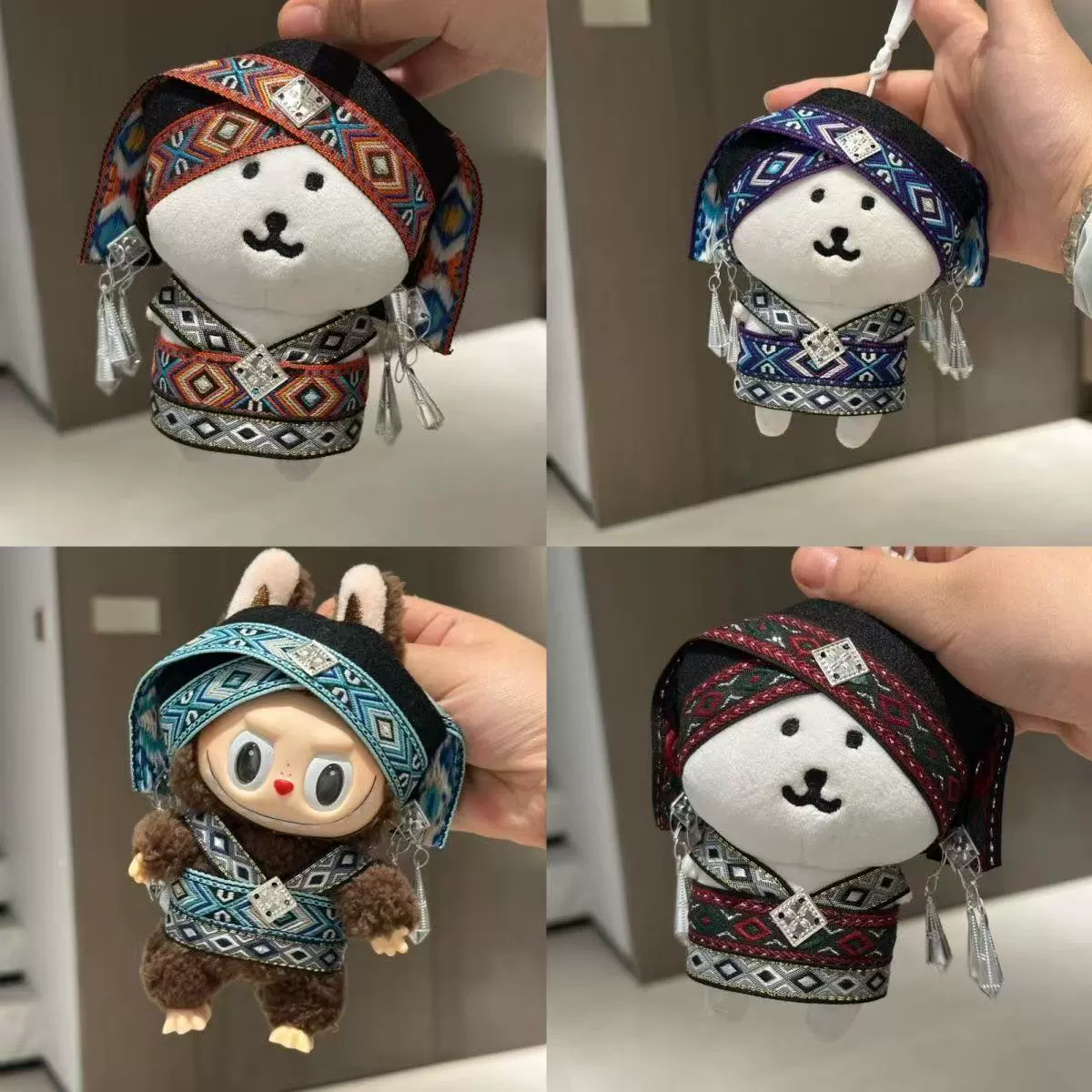 Китайская этническая кукла, этнический стиль, детская одежда, 10 см, 13 см, 17 см