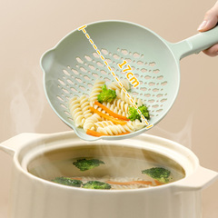 Special Large Lo Mein Ladle Household Kitchen Long Handle One-Piece Lo Mein Spoon Dumpling Wonton Heat-Resistant Drain Ladle