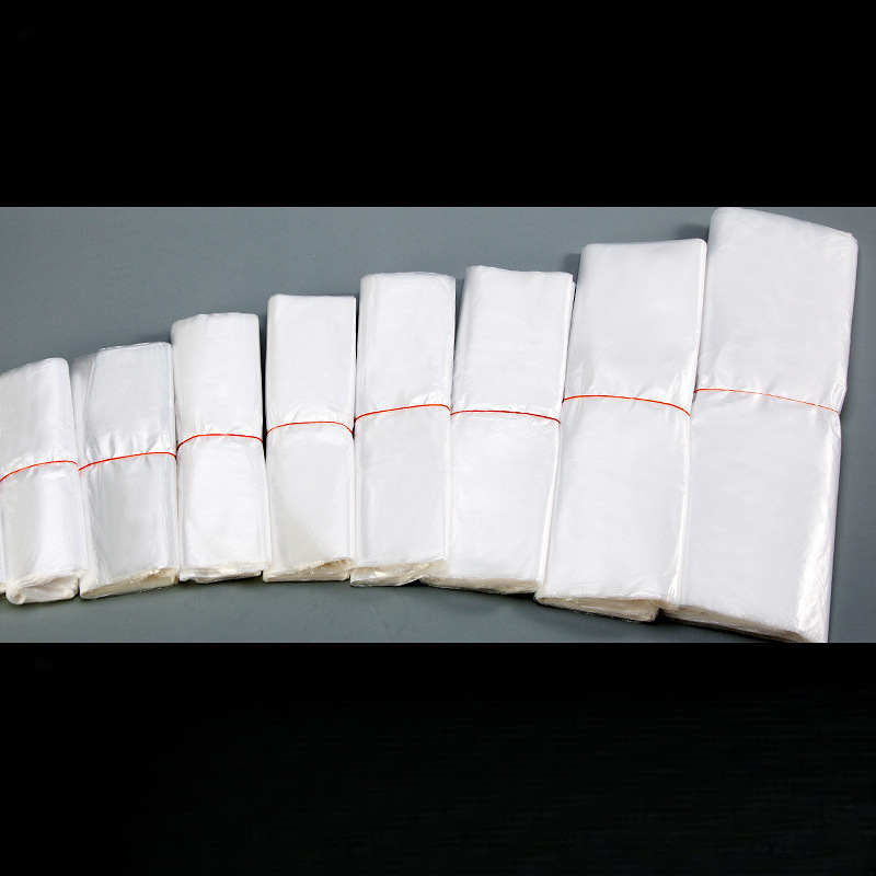 厂家塑料袋批发白色食品袋一次性透明外卖打包袋小袋子背心方便袋