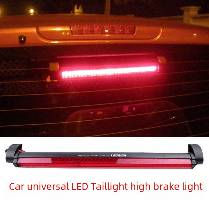 Brake, LED headlights, universal safe light strip, indicator lamp, 12v