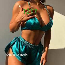 新款分体均码绿色欧美性感情趣出口现货纯色镂空泳衣