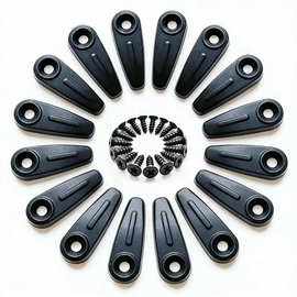 50对相框背夹扣黑色背面图片框架五金背衬夹平面旋转按钮带螺丝