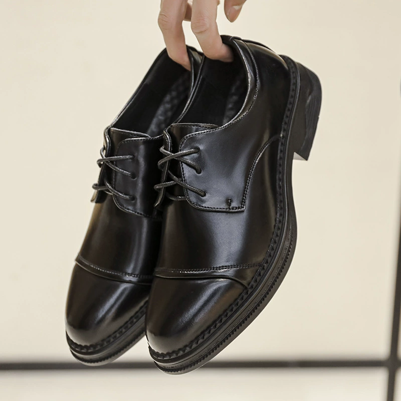 Весенняя мужская кожаная обувь, мужское деловое платье, кожаная молодежная модная обувь, Свадебная обувь для жениха в британском стиле в Корейском стиле
