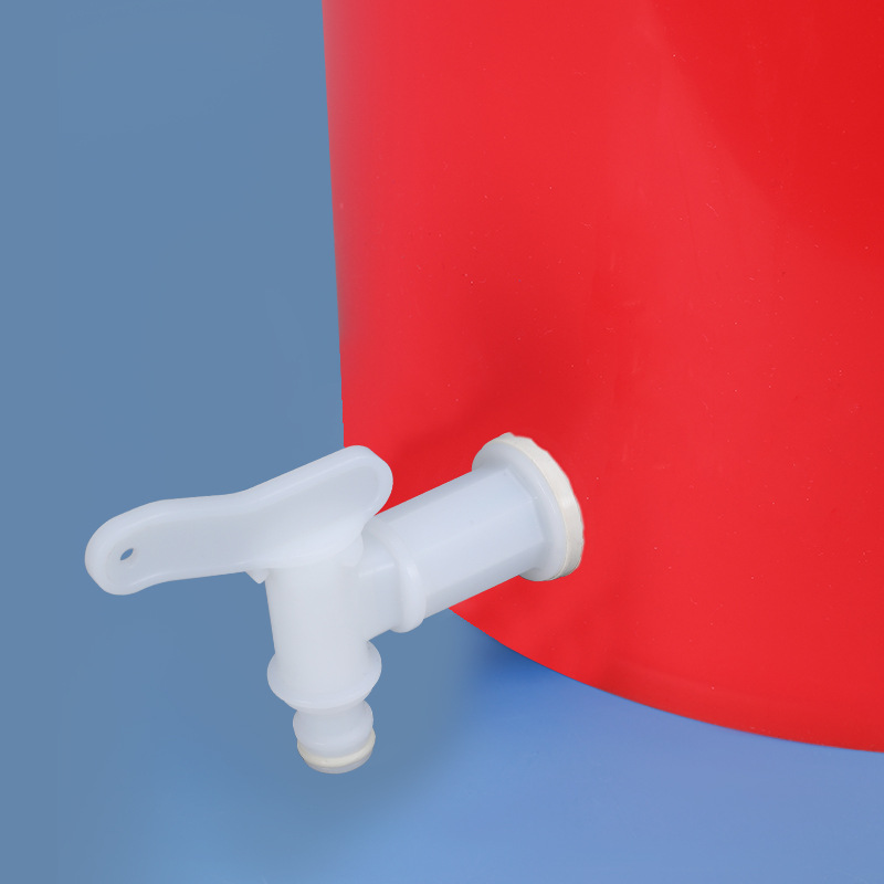 Gold and Jade Coated Paint Bucket with Thickened Lid and Tap Plastic Bucket Switch Chemical Bucket 5-25L 10L Hand Washing Bucket Wholesale