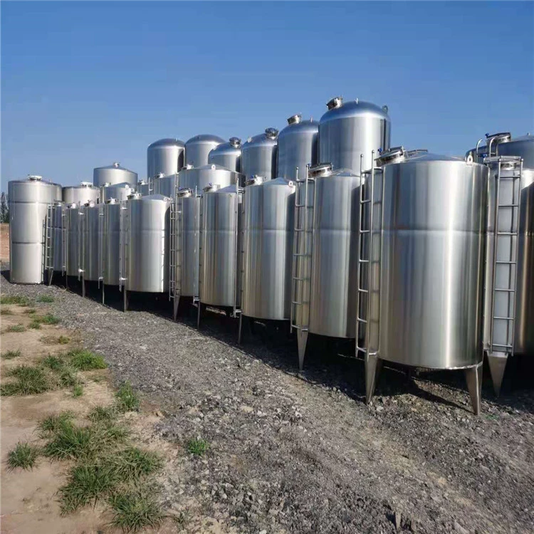 Химический резервуар из нержавеющей стали 5 кубических метров, резервуар для хранения вина из нержавеющей стали, бывший в употреблении резервуар из нержавеющей стали