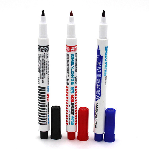 Taiwan Lion Single Head Special Pen 605 Marker Children's Art Painting Outlining 1.0mm Oil-Based Outlining Pen