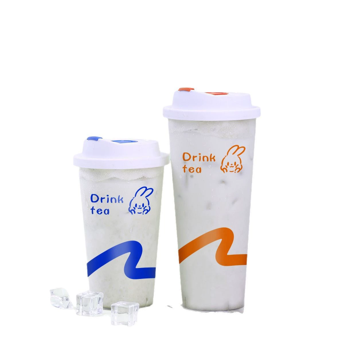 (Cross-border trading), матовый чайный cup, пластиковый горячий и холодный кофе стекло, соломинка