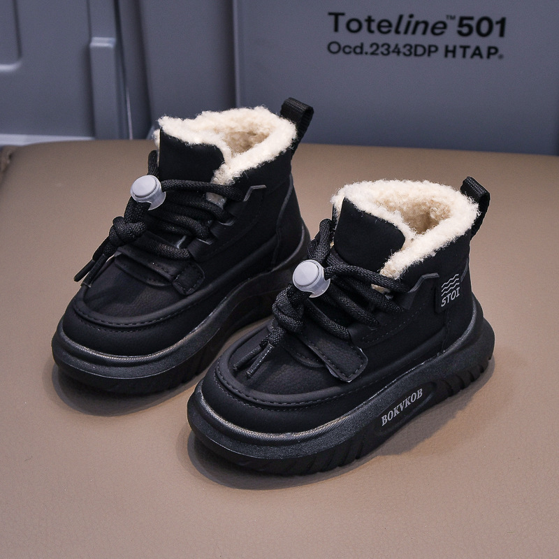 Invierno, zapatos de algodón para bebés, botas de nieve gruesas, zapatos de algodón impermeables, zapatos para niños, zapatos para niños, zapatos transfronterizos.