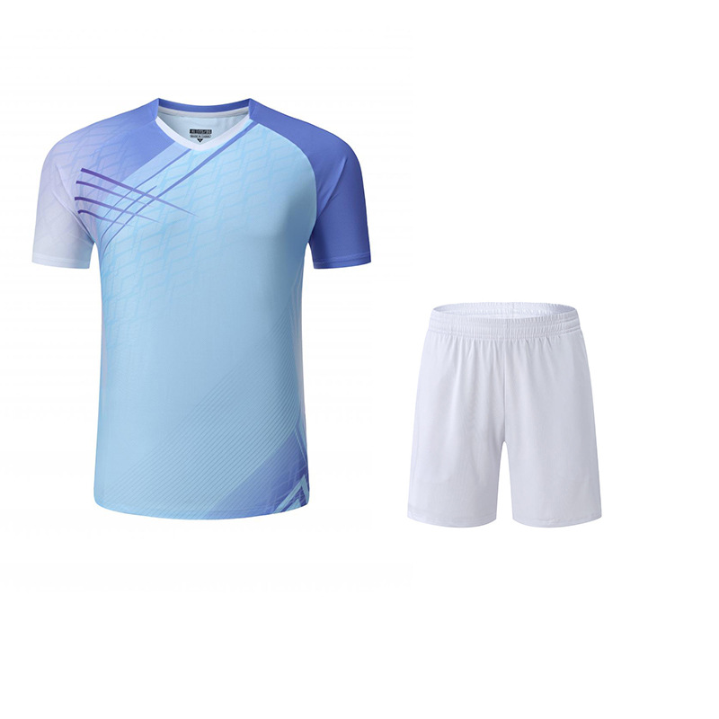 Light blue + white shorts