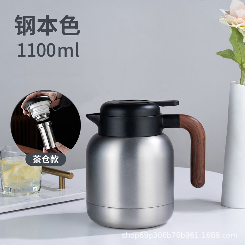 316 de acero inoxidable tetera estofada olla térmica miso antiguo té blanco cáscara de mandarina olla estofada Shangming cafetera hervidor