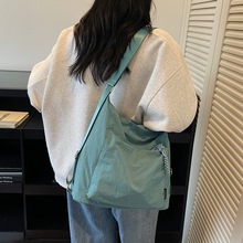 慵懒风大包休闲百搭牛津布大容量时尚女包文艺范帆布包单肩斜挎包