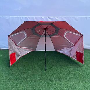 Outdoor tent fishing umbrella multi-functional UV-proof sun umbrella rain-proof windproof sunshade cloth ground nail