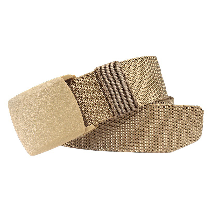 Cinturón táctico de los hombres de la correa de nylon del camuflaje Correa automática de los pantalones de la hebilla de las mujeres tejida venta al por mayor transfronteriza