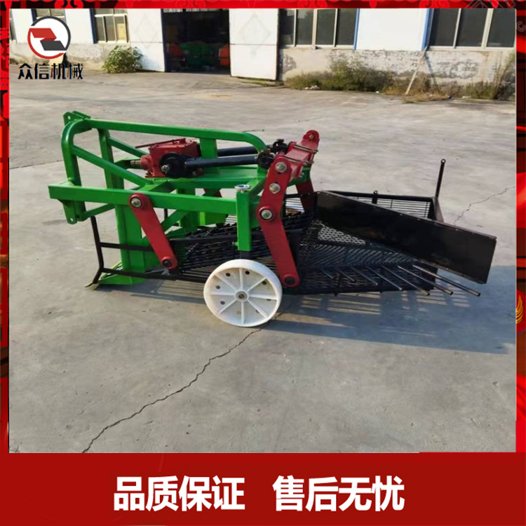 拖拉机带的花生收获机小四轮花生收货机收花生机器子花生收割机械