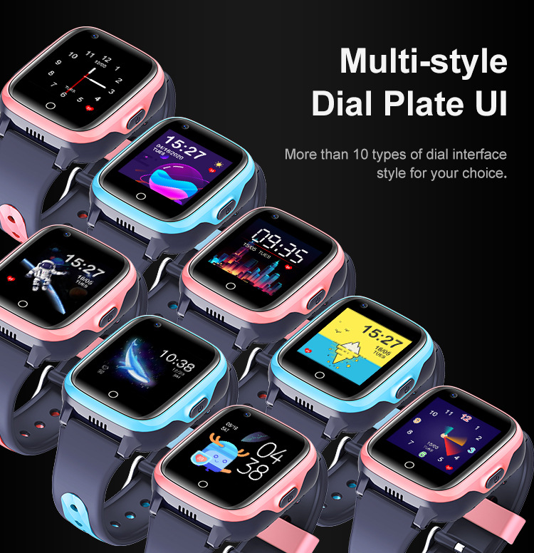 Cross-border D31 children's smartwatch with phone, 4G video call, GPS positioning, photo-taking, waterproof, foreign languages and multiple languages undefined