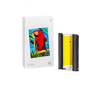 Mijia Photo Printer 1S Color Photo Paper Ribbon Set 6-Inch 80 Sheets Color Replacement Photo Paper Set