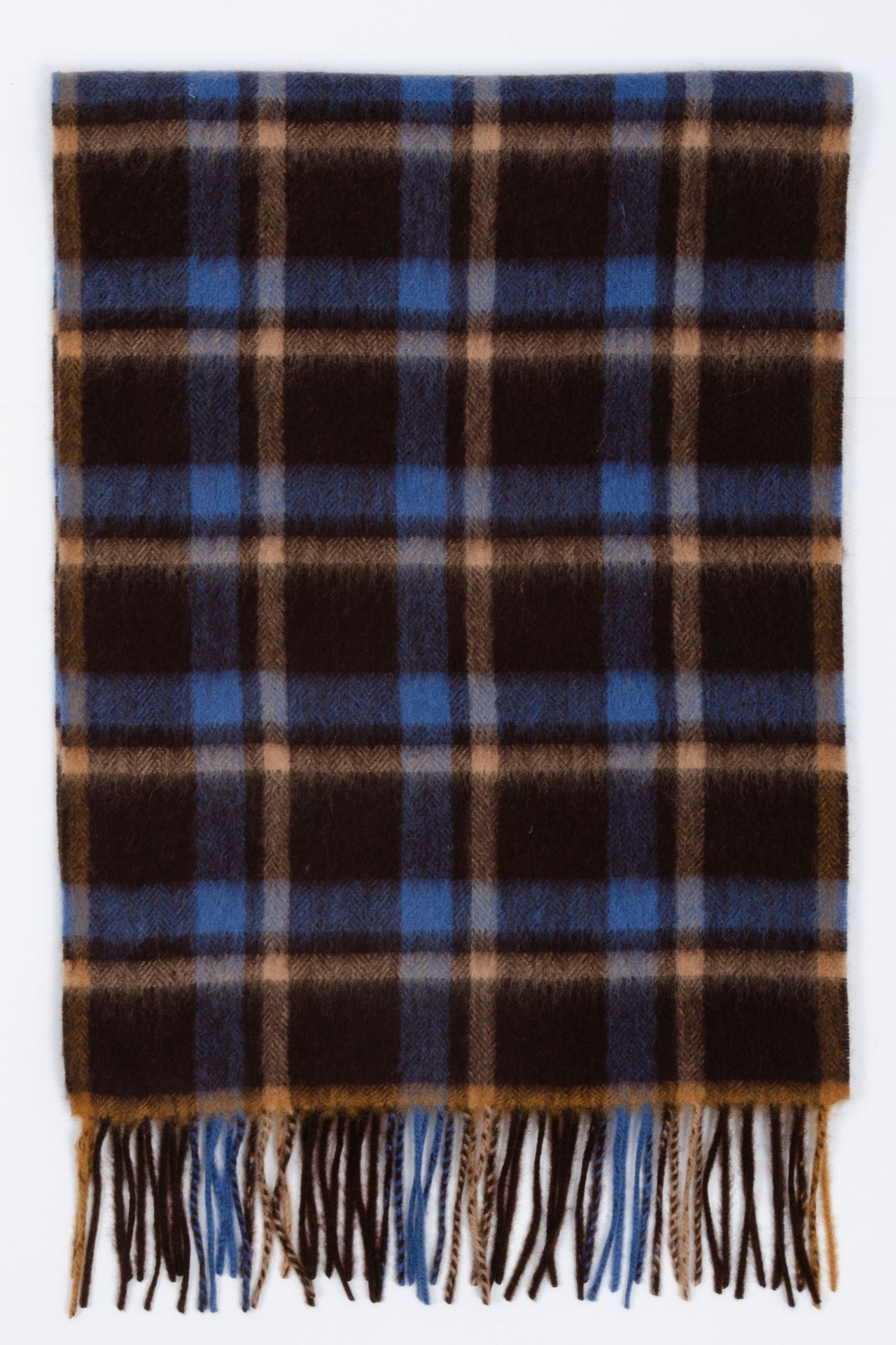 Mongolia interior puro cachemir lana de lana teñida en hilo a cuadros ondas de agua otoño e invierno bufanda para hombres y mujeres