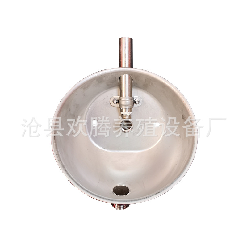 Fuente de la fábrica de acero inoxidable para beber tazón de agua de salida de aguas residuales de cerdo para cerdos con equipo automático de fuente de agua potable