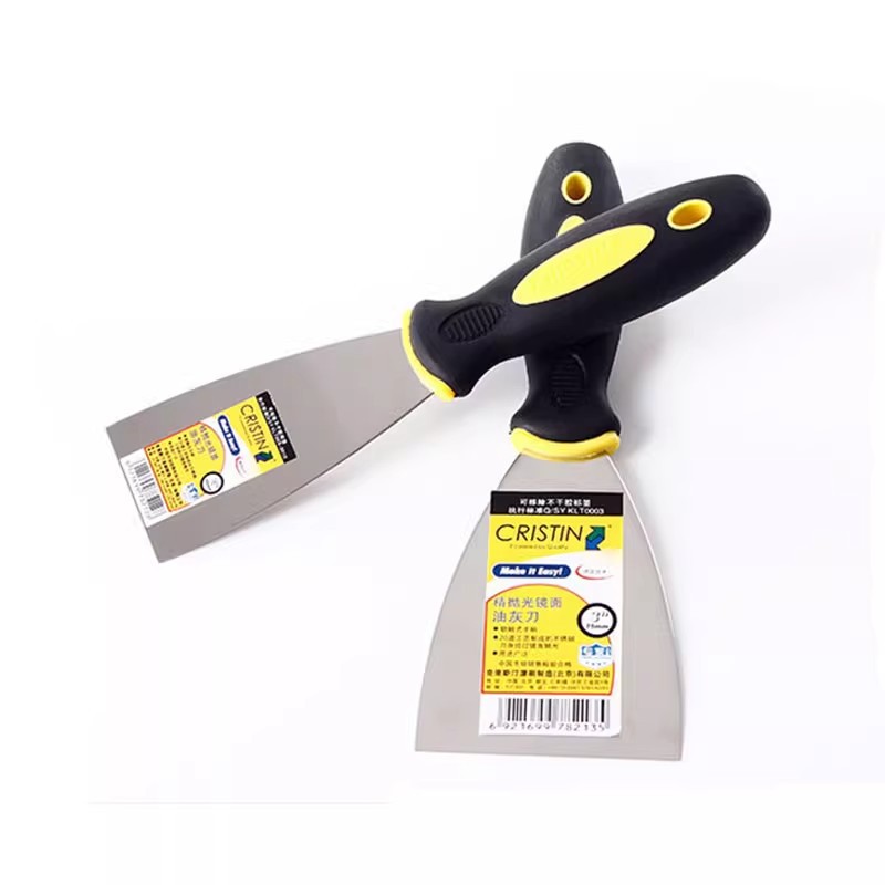 Alemania Kristin pulido acabado espejo cuchillo de cemento cuchillo de limpieza cuchillo raspador cuchillo de pared