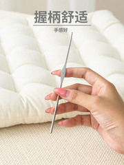 5ZV7 wholesale hookable stainless steel hand-polished handleless hook knitting doll yarn tools Chaozhou