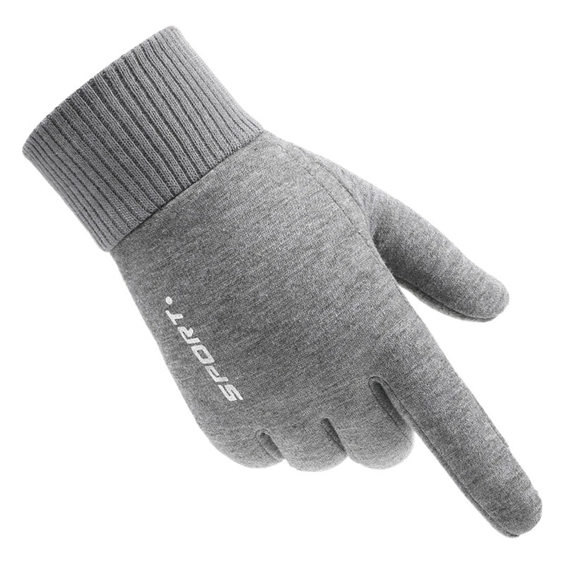 Guantes de ciclismo Otoño e Invierno pantalla táctil forrado de lana guantes de punto al por mayor de los hombres ciclismo nuevos guantes de motocicleta a prueba de viento al por mayor