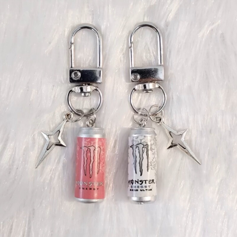 Summer Limited Edition~Devil's Claw Keychain Soda Drink Miniature Simulation Keychain Subculture Y2K