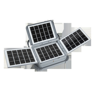 New Folding Solar Lighting Floodlight Household Ultra-Bright Solar Night Market Lamp Street Stall Lamp Camping Lamp