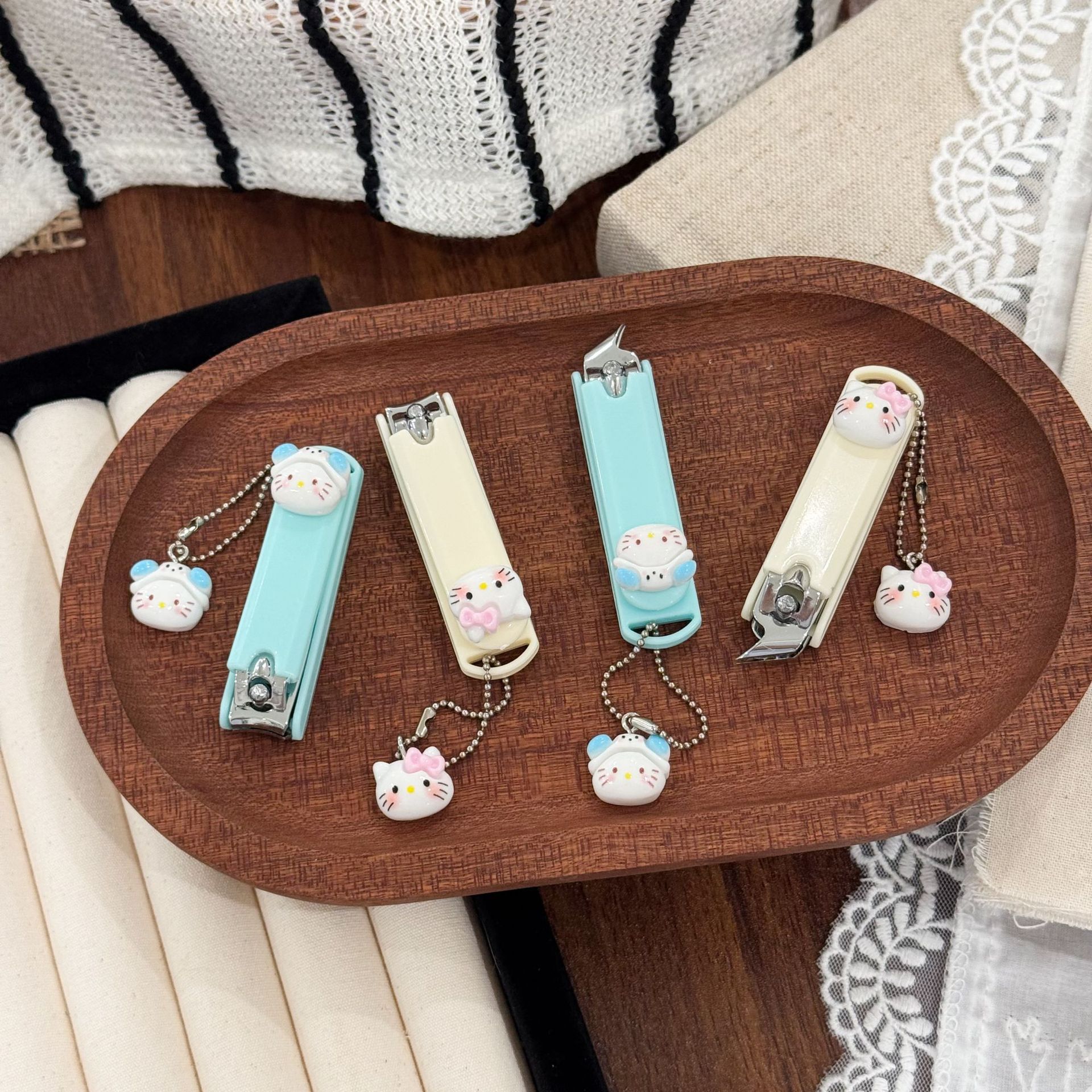 Cute Nail Clipper Pendant, Flat and Angled Nail Clippers for Daily Use, Nail Clippers for Girls, Wholesale Creative Nail Clippers