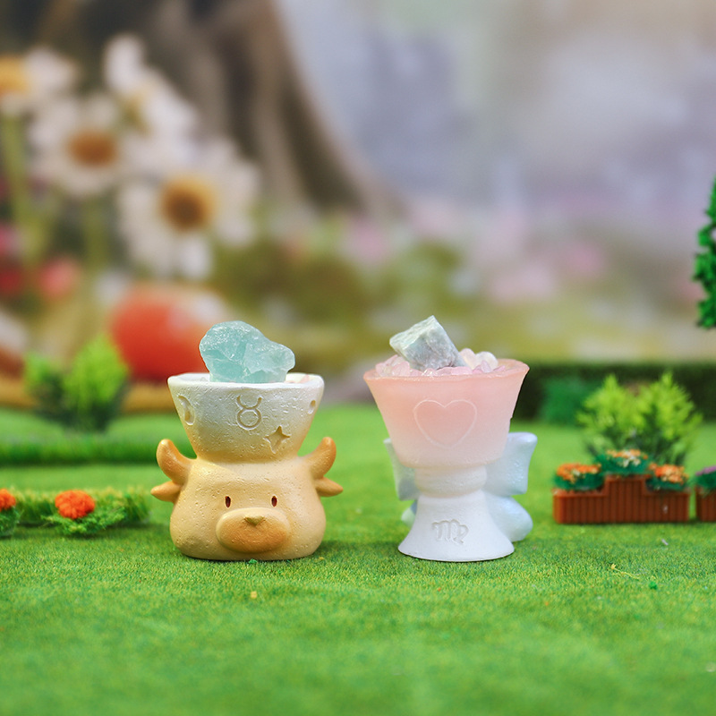 新品十二星座PAi水晶盲盒桌面摆件送女朋友礼物必选好物一件代发|undefined