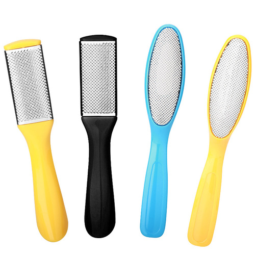 Factory wholesale stainless steel foot scrubbing to remove dead skin, cuticles and calluses artifact, foot scrubbing without hurting feet, double-sided foot scrubbing board