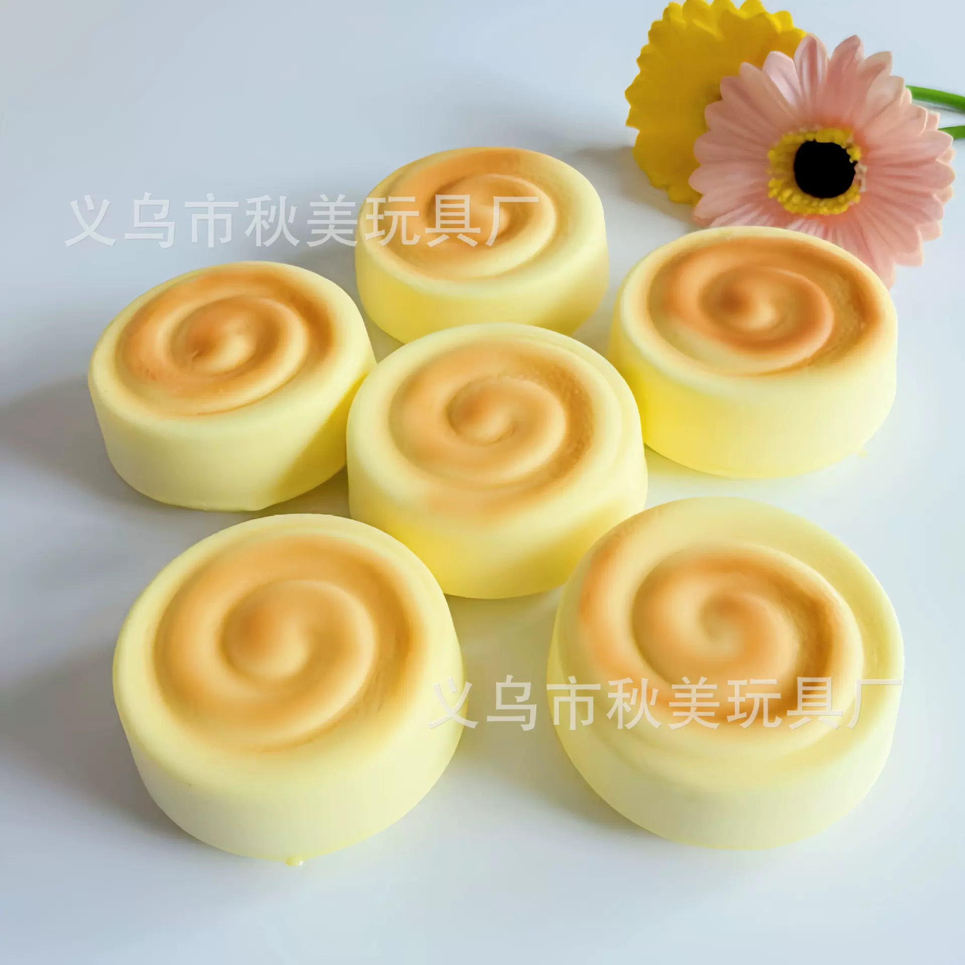 PU慢回弹蜂蜜面包仿真食玩捏捏乐粘手湿软减压玩具批发纯环保