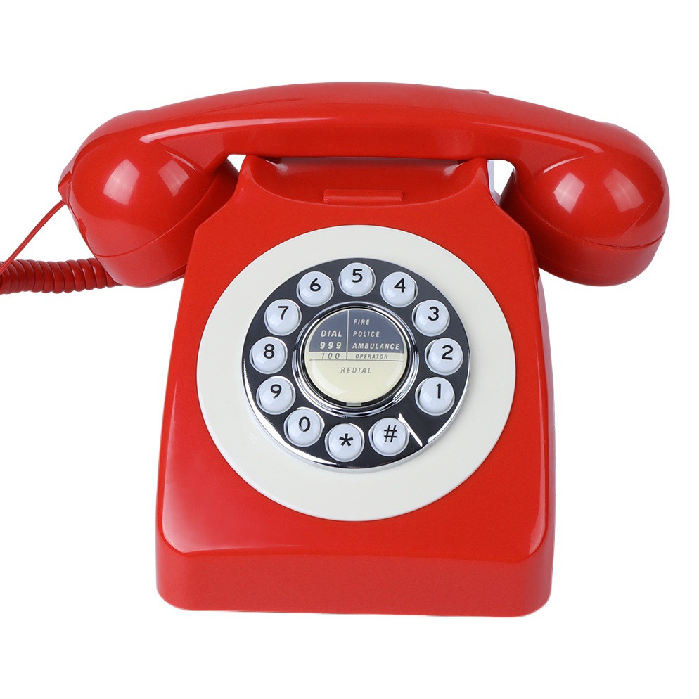 Teléfono retro transfronterizo, teléfono de botón, teléfono fijo, para habitación de huéspedes, oficina, teléfono móvil para el hogar, hotel, estilo antiguo