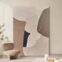 几何无框立体肌理挂画