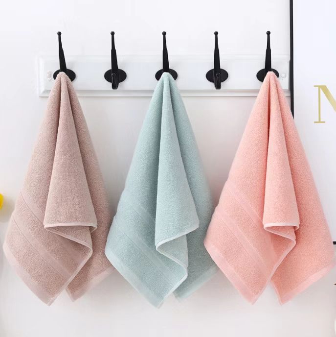 Toalha de rosto de algodão grossa para casa e hotel_voghion.com
