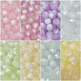 8-16mm resin cat eye beads varied imitation cat eye beads round beads DIY handmade bracelet necklace material