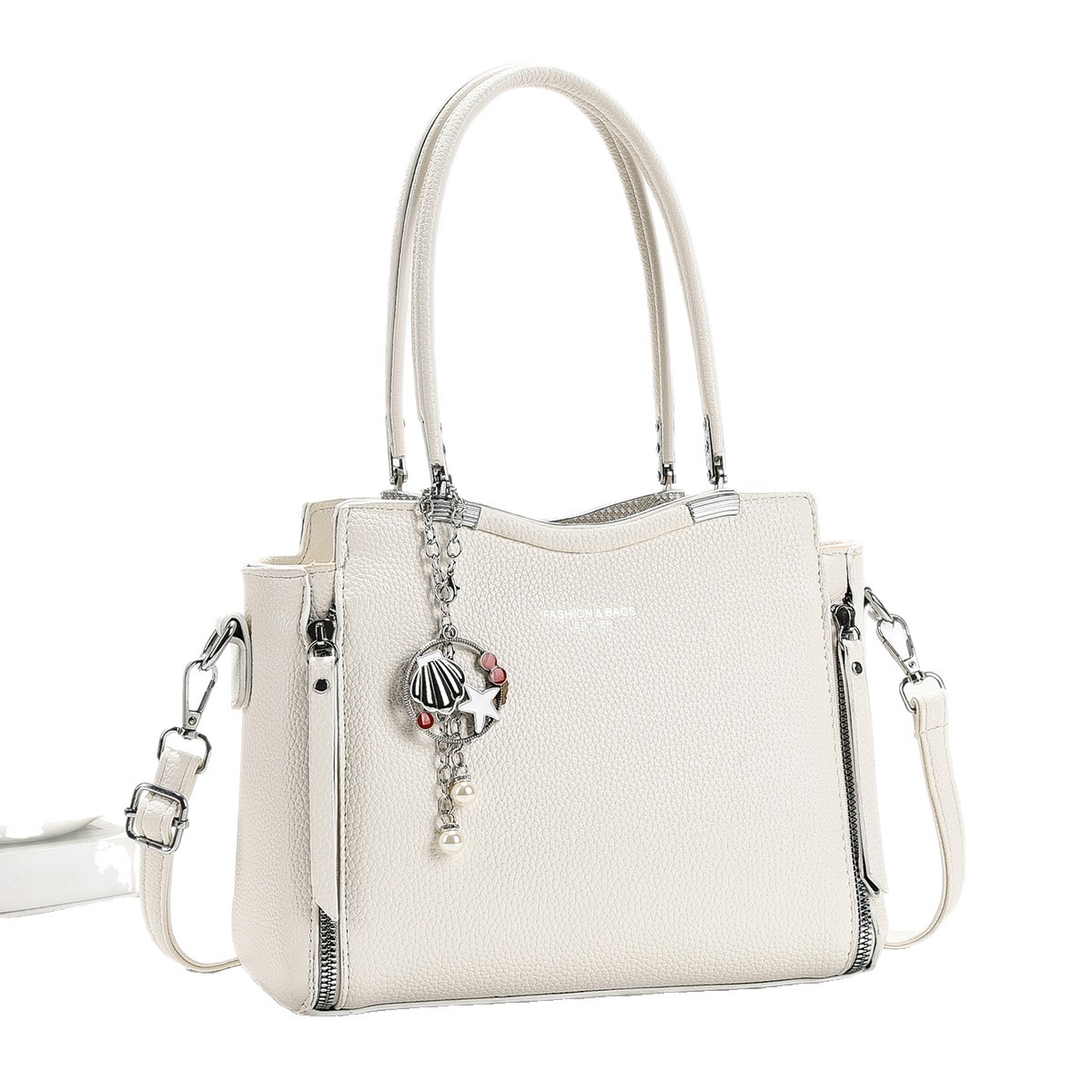 Bolso de madre de mediana edad de gran capacidad para mujer 2025 nuevo bolso atmosférico bolso de mensajero simple bolso de alta gama para mujer