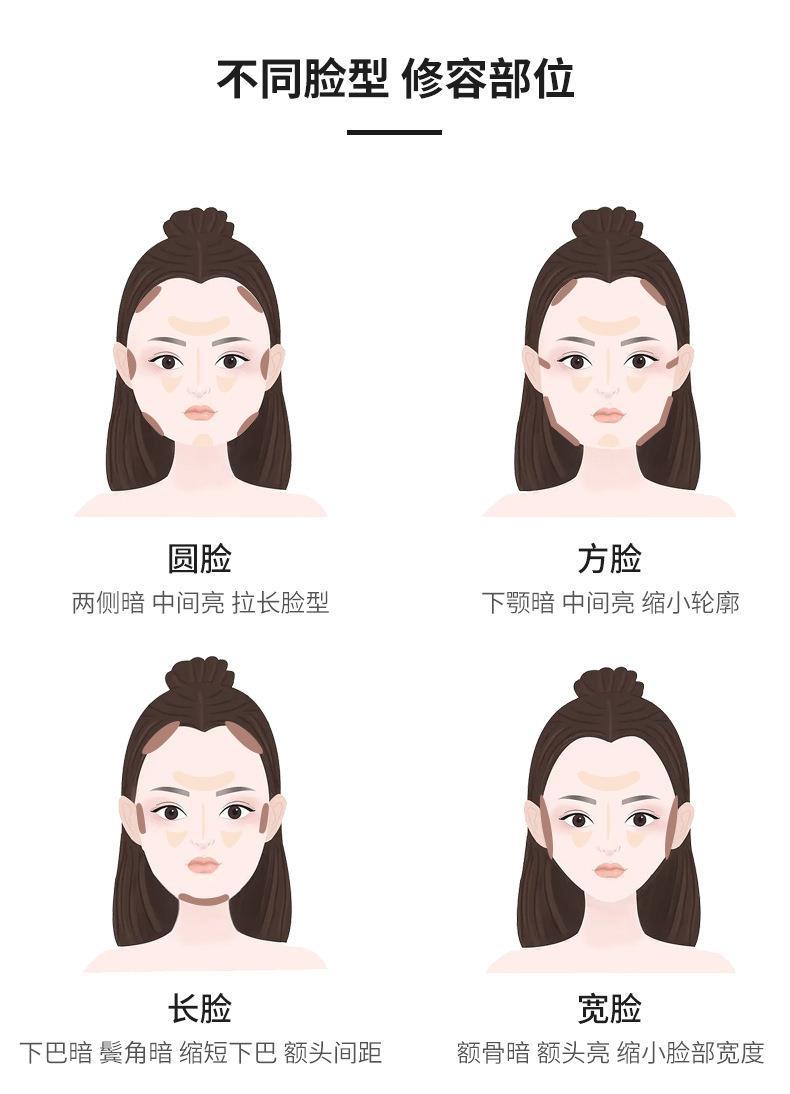 kakashow Two-color Highlighter Contouring Stick, brightening Highlighter Stick, Double-headed natural waterproof concealer makeup wholesale undefined