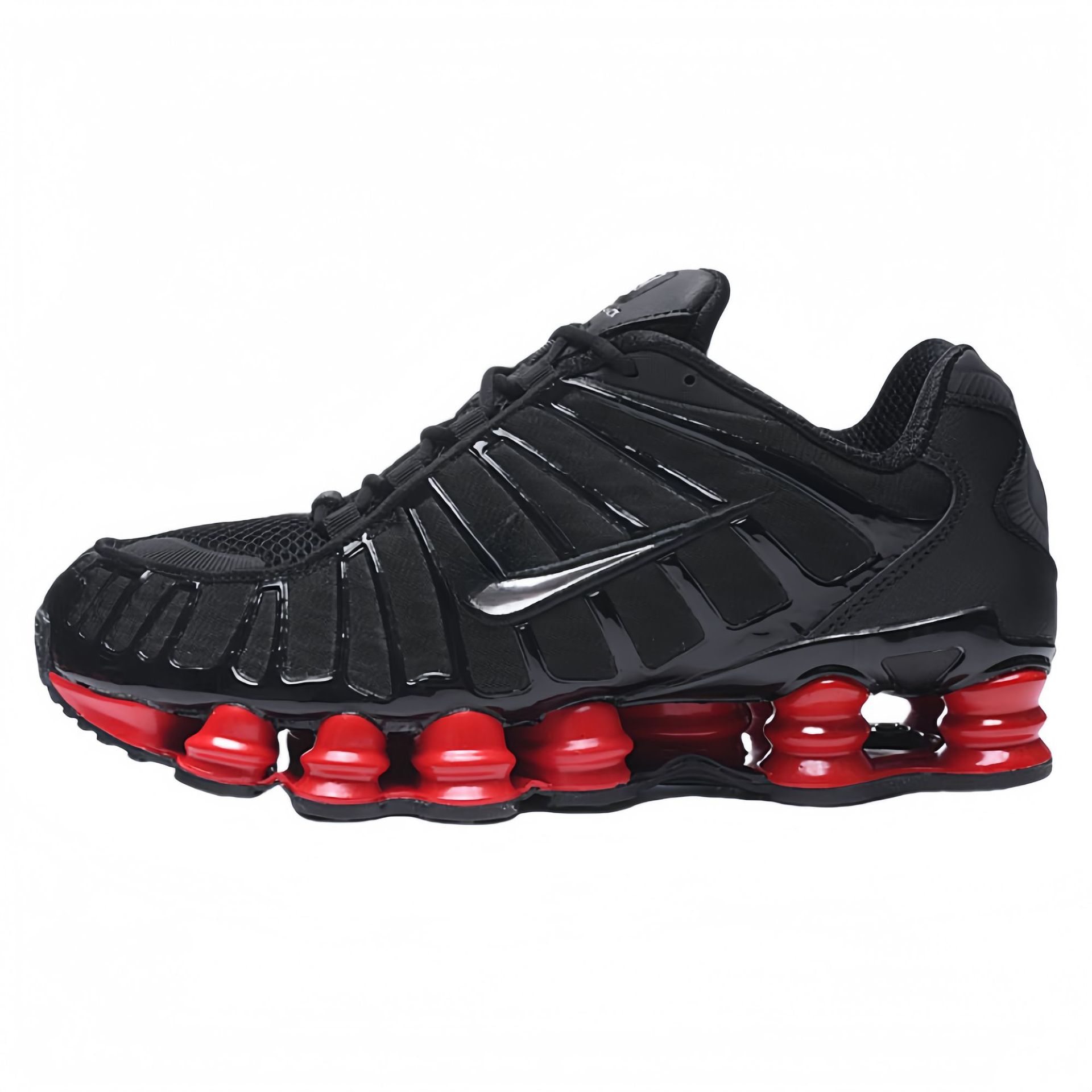 Shox TL-36-46 검정색과 빨간색 바닥