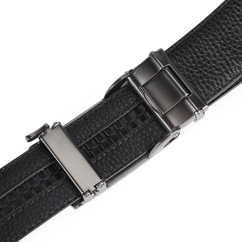 New Hot Selling Men's Belt Top Layer Cowhide Z Letter Alloy Automatic Buckle Business Fashion Casual Fashion Belt_voghion.com