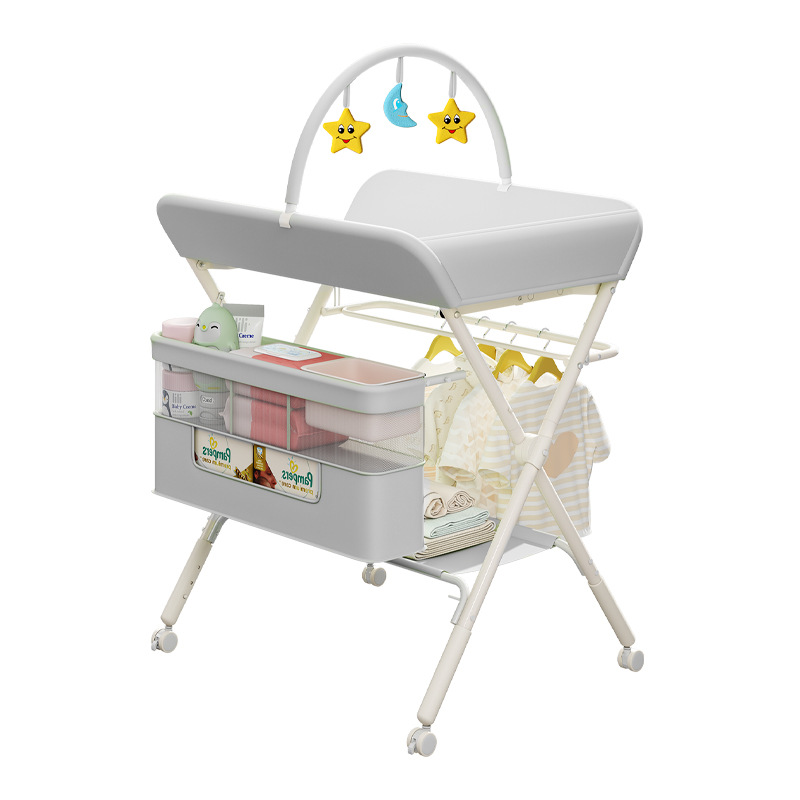 Tabla de pañales, tabla de cuidado infantil multifuncional, tabla de toque plegable para bebés, tabla de baño para pañales recién nacidos